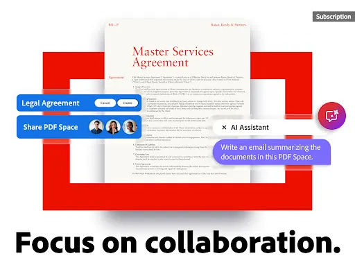 Adobe Acrobat Reader: Edit PDF screenshot 1