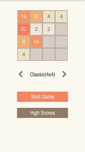 2048 screenshot 1