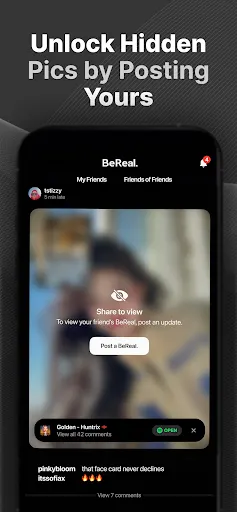 BeReal. Your friends for real. screenshot 2
