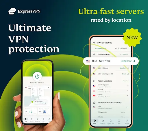 ExpressVPN: VPN Fast & Secure screenshot 1