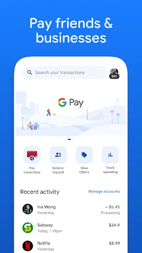 Google Pay: Save and Pay screenshot 1